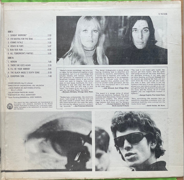 The Velvet Underground & Nico (3) : The Velvet Underground & Nico (LP, Album, RP, MGM)