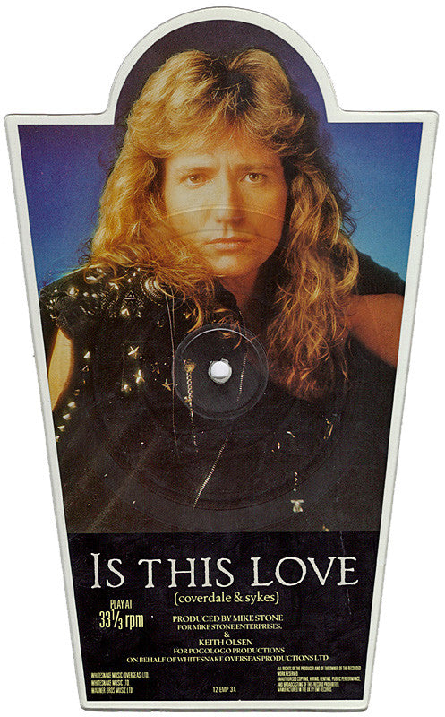 Whitesnake : Is This Love (5", Shape, Single, Pic + 7", S/Sided, Single, W/Lb)