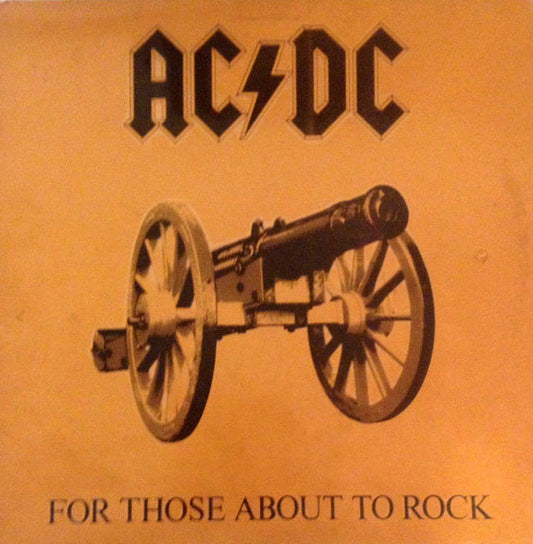 AC/DC : For Those About To Rock We Salute You (LP, Album, Emb)