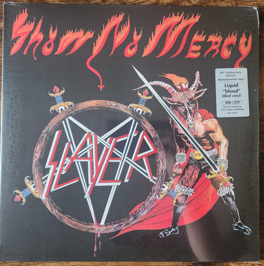 Slayer : Show No Mercy (LP, Album, Ltd, RE, RM, Liq)