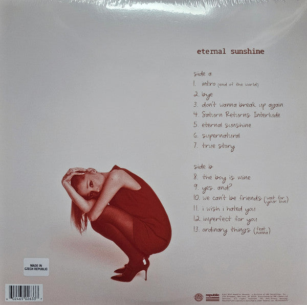 Ariana Grande : Eternal Sunshine (LP, Album, Red)