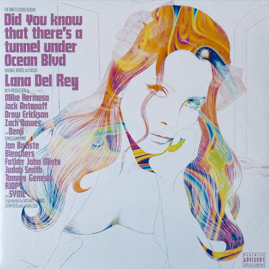 Lana Del Rey : Did You Know That There’s A Tunnel Under Ocean Blvd (2xLP, Album, Ltd, Ora)