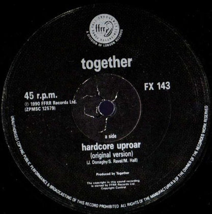 Together : Hardcore Uproar (12", Single)