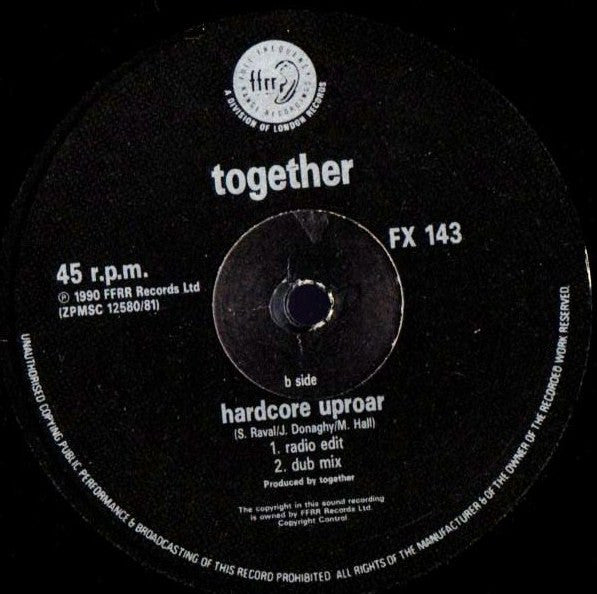 Together : Hardcore Uproar (12", Single)