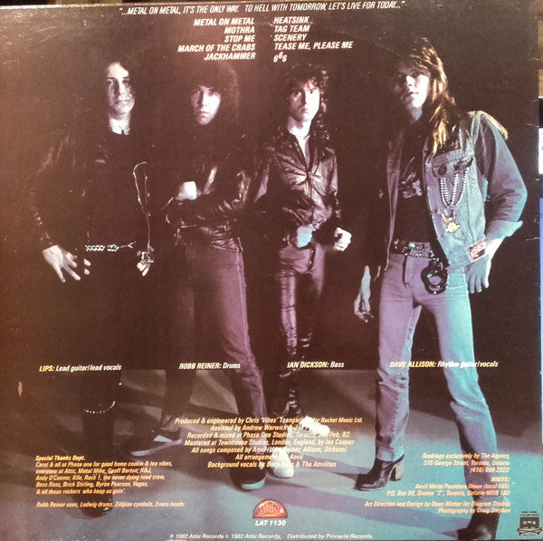 Anvil : Metal On Metal (LP, Album)