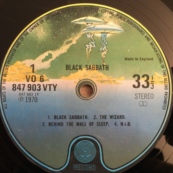 Black Sabbath : Black Sabbath (LP, Album, RP, Gat)