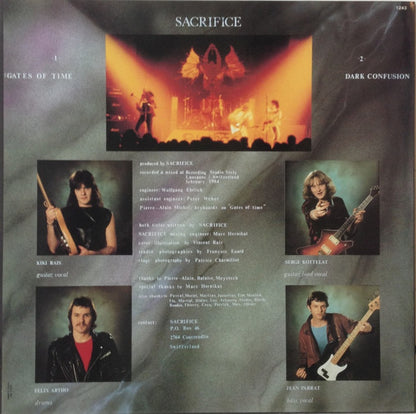 Sacrifice (8) : Gates Of Time (12", Maxi)