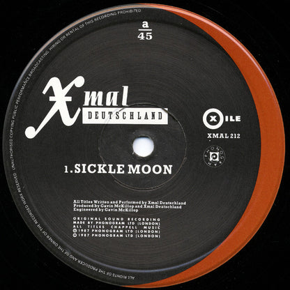 Xmal Deutschland* : Sickle Moon (12", Single)