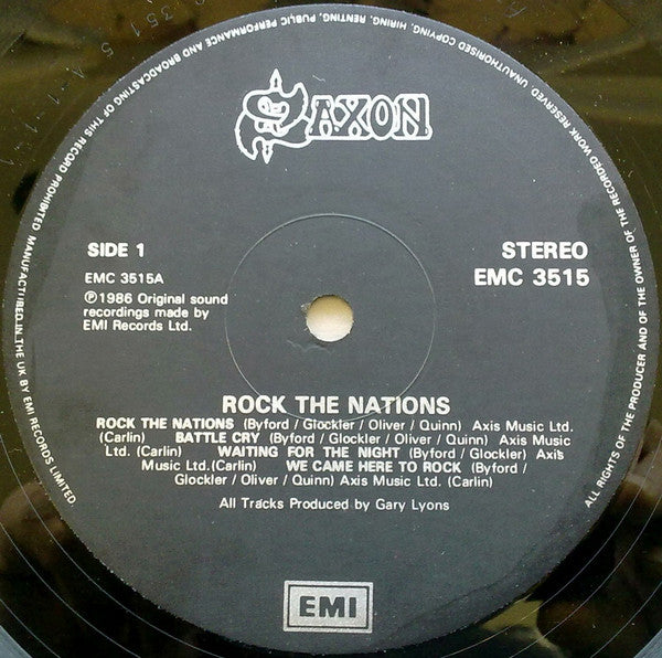 Saxon : Rock The Nations (LP, Album)