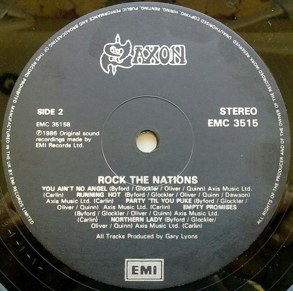 Saxon : Rock The Nations (LP, Album)