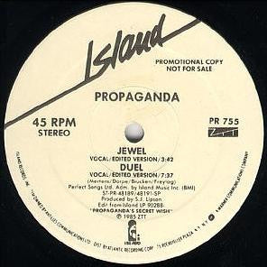 Propaganda : Jewel / Duel (12", Single, Promo)