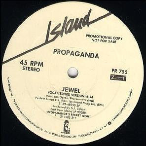 Propaganda : Jewel / Duel (12", Single, Promo)