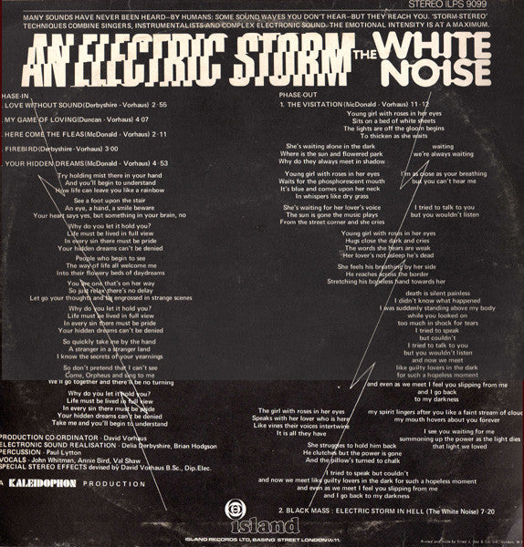 White Noise : An Electric Storm (LP, Album)