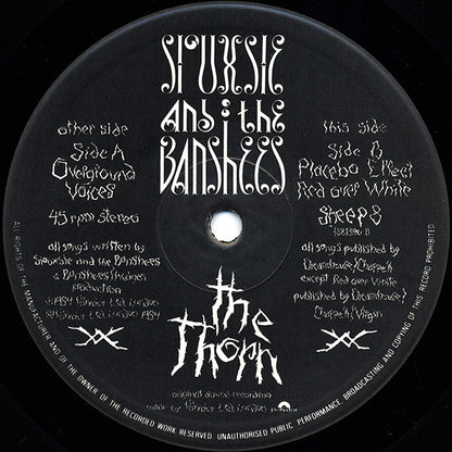 Siouxsie And The Banshees* : The Thorn (12", EP)