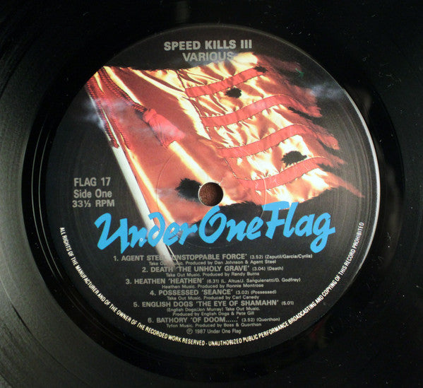 Various : Speed Kills III (A Catalogue Of Destruction) (LP, Comp)