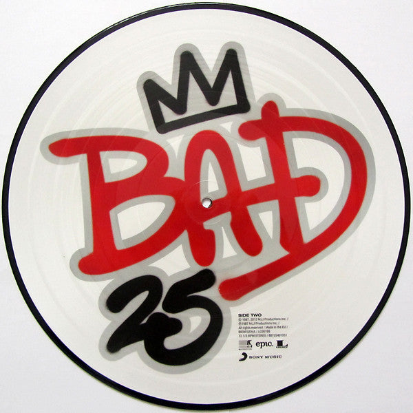 Michael Jackson : Bad 25 (LP, Album, Pic, RE)