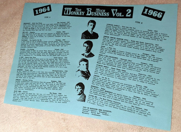 Various : Too Much Monkey Business Vol. 2 (16 Demented Cover Classics 1964 - 1966) (LP, Comp, Unofficial)