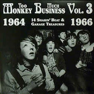 Various : Too Much Monkey Business Vol. 3 (14 Shakin' Beat & Garage Treasures 1964 - 1966) (LP, Comp, Unofficial)