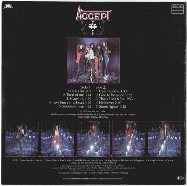 Accept : Accept (LP, Album, RP)