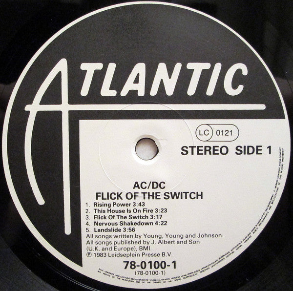 AC/DC : Flick Of The Switch (LP, Album)