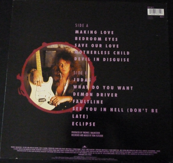 Yngwie Malmsteen : Eclipse (LP, Album)