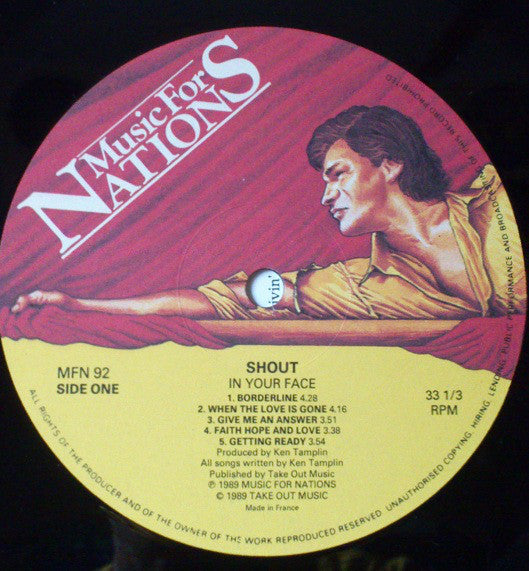 Shout (5) : In Your Face (LP, Album)