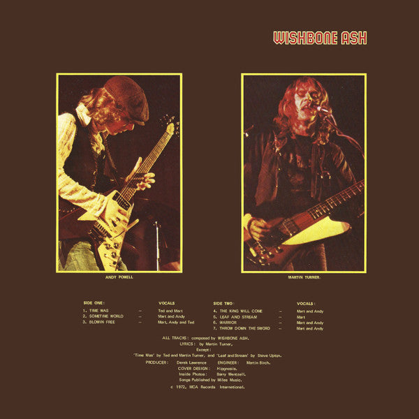 Wishbone Ash : Argus (LP, Album)