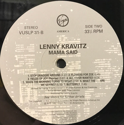 Lenny Kravitz : Mama Said (LP, Album)