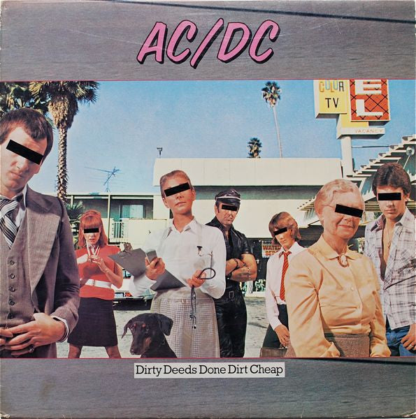 AC/DC : Dirty Deeds Done Dirt Cheap (LP, Album, Club, RE)