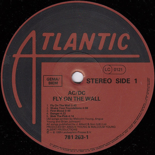 AC/DC : Fly On The Wall (LP, Album)