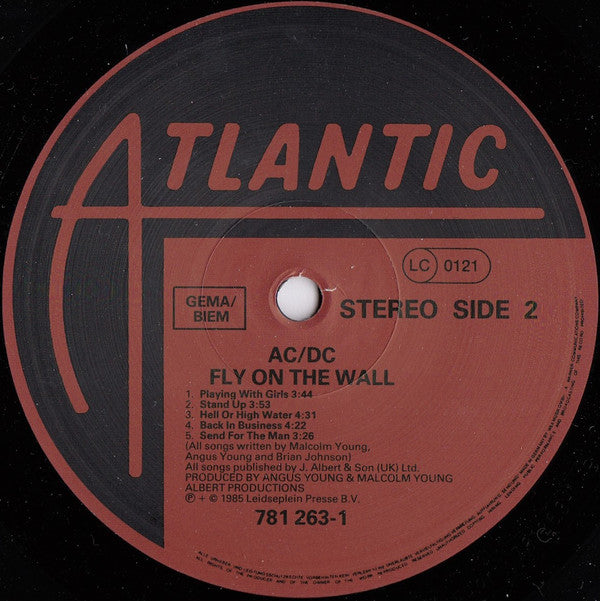 AC/DC : Fly On The Wall (LP, Album)