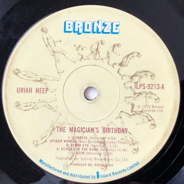 Uriah Heep : The Magician's Birthday (LP, Album, Gat)