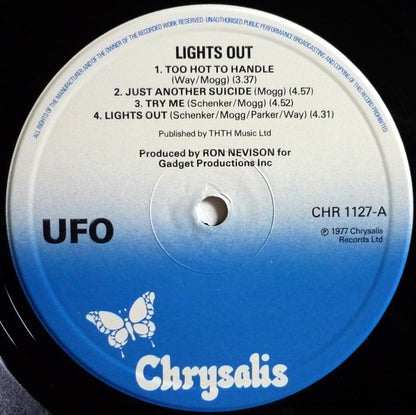 UFO (5) : Lights Out (LP, Album, RE, RP)