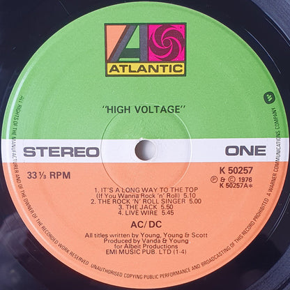 AC/DC : High Voltage (LP, Album, RE, Wes)