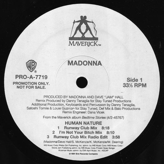 Madonna : Human Nature (12", Promo)