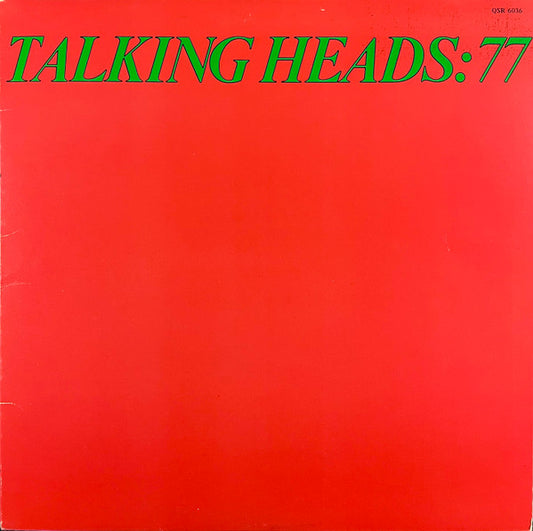 Talking Heads : Talking Heads: 77 (LP, Album, RE, Don)