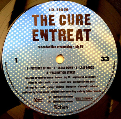 The Cure : Entreat (LP, Album)