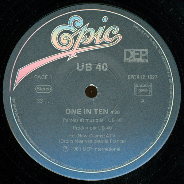 UB 40* : One In Ten (12", Maxi)