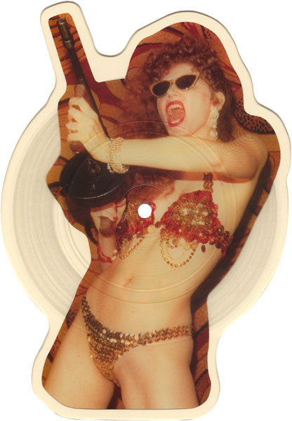 The Cramps : Bikini Girls With Machine Guns (7", Shape, Pic)