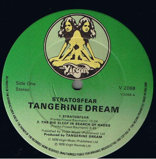 Tangerine Dream : Stratosfear (LP, Album)