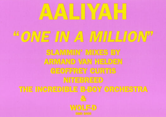 Aaliyah : One In A Million (2x12", Promo)