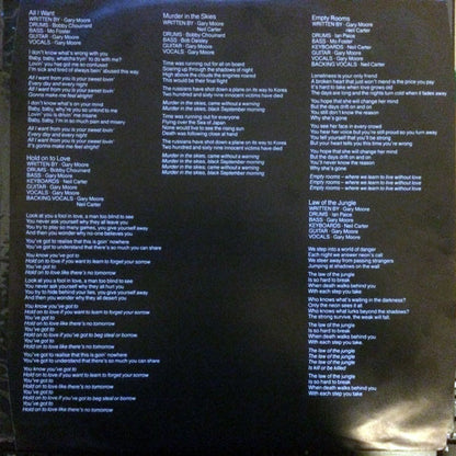 Gary Moore : Victims Of The Future (LP, Album, Ltd)