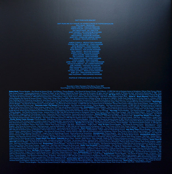 Daft Punk : Alive 2007 (2xLP, Album, Mixed, RE)