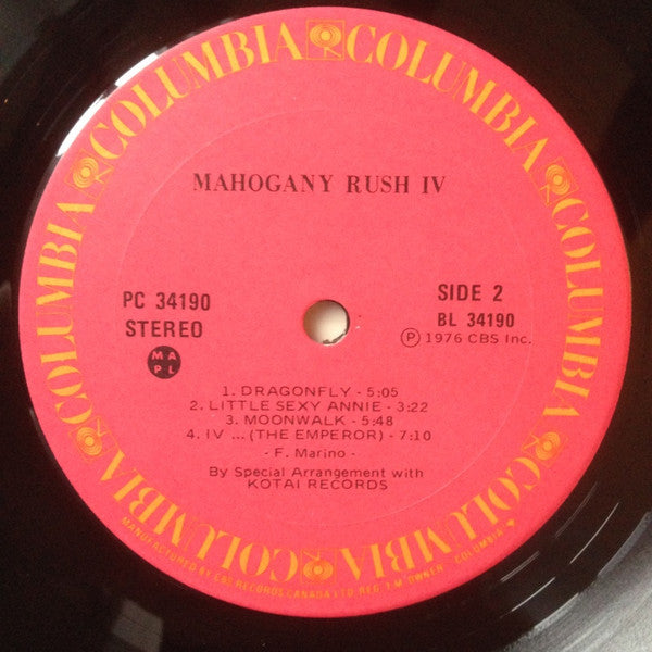 Mahogany Rush : Mahogany Rush IV (LP, Album)