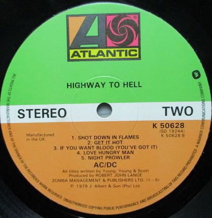 AC/DC : Highway To Hell (LP, Album)