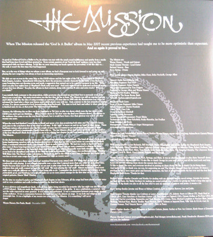 The Mission : God's Own Medicine - London Shepherd's Bush Empire Thursday 28th February 2008 (2xLP, Album, Ltd, RE, Cle)