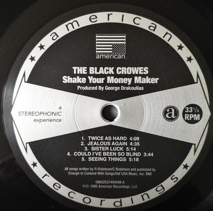 The Black Crowes : Shake Your Money Maker (LP, Album, RE, 180)