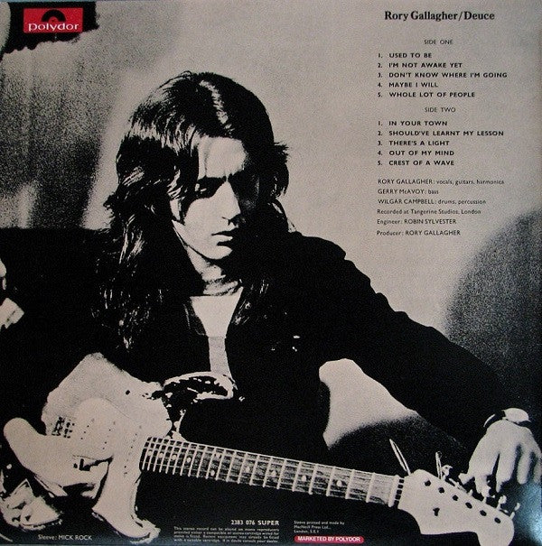 Rory Gallagher : Deuce (LP, Album)