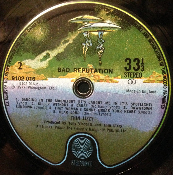 Thin Lizzy : Bad Reputation (LP, Album, Mat)