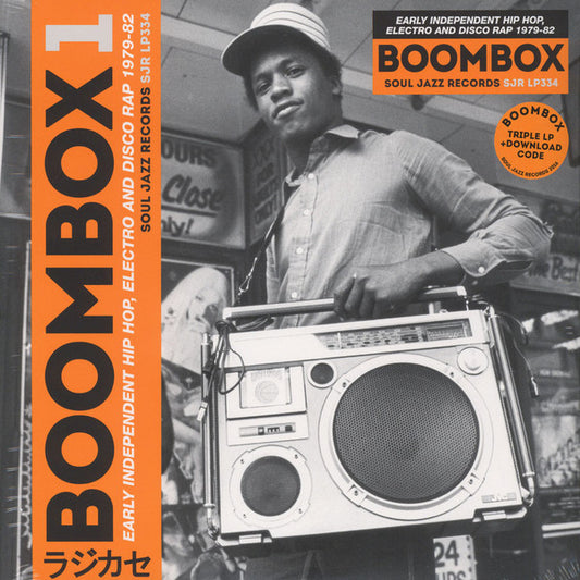 Various : Boombox 1 (Early Independent Hip Hop, Electro And Disco Rap 1979-82) (3xLP, Comp)